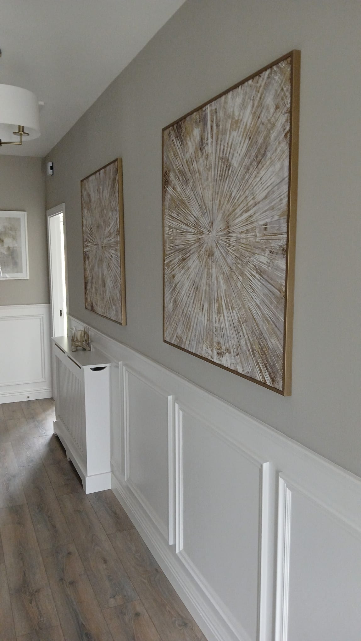 Corner TV wall mount installation in bedroom by handyman